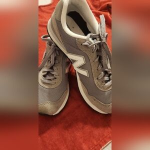 New Balance Women's Gray and White Sneakers